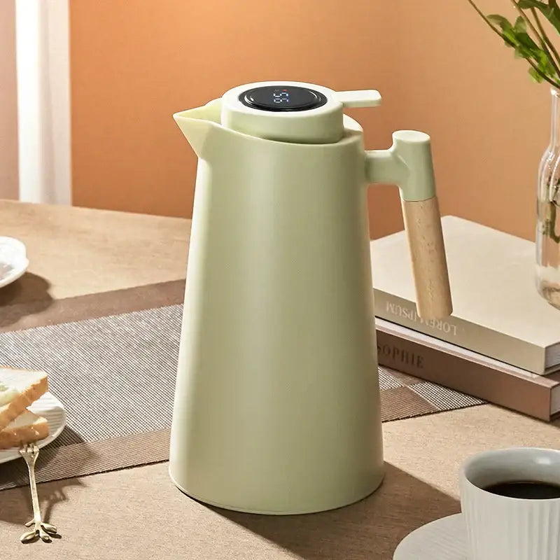 Matte sage green insulation kettle kitchen thermos bottle