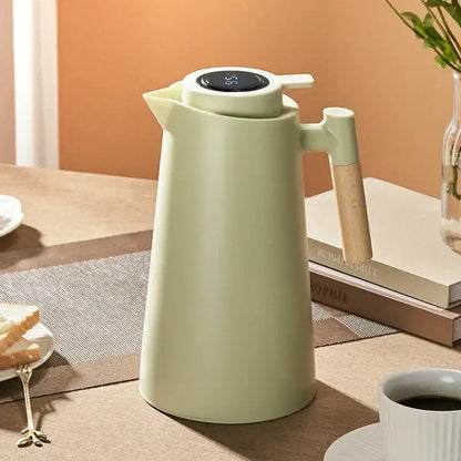 Matte sage green insulation kettle kitchen thermos bottle