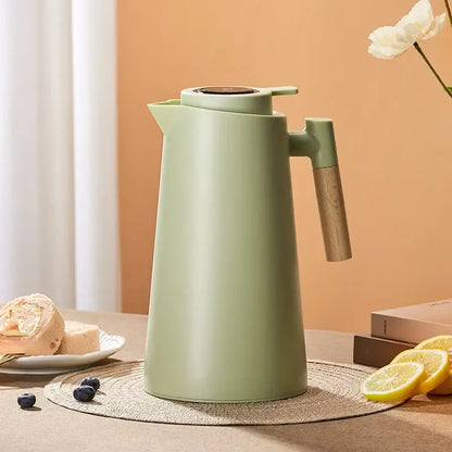 Matte sage green insulation kettle kitchen thermos bottle
