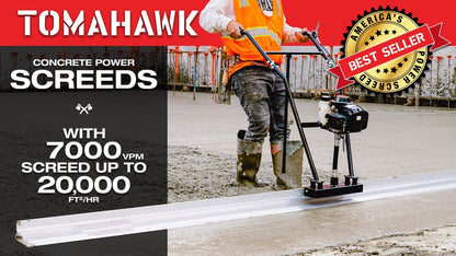 Aluminum Power Screed Concrete Finishing Blade Board (Choose 4ft, 6ft, 8ft, 10ft, 12ft, 14ft)