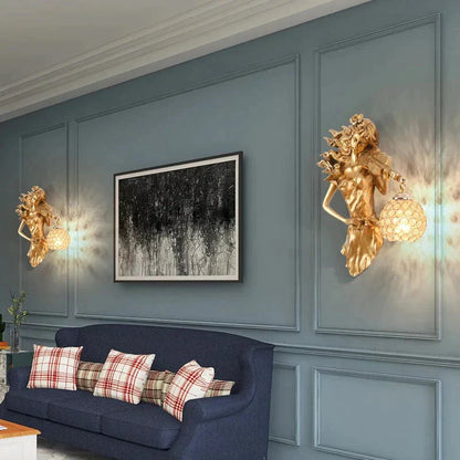 DecorBites™ Maya | Crystal Wall Lamp