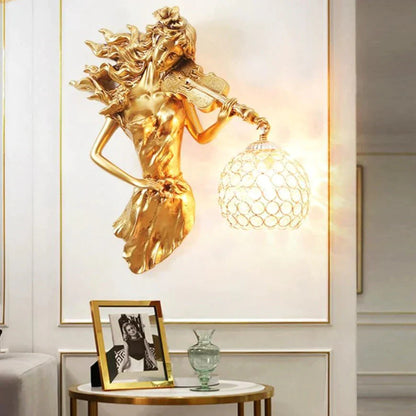 DecorBites™ Maya | Crystal Wall Lamp