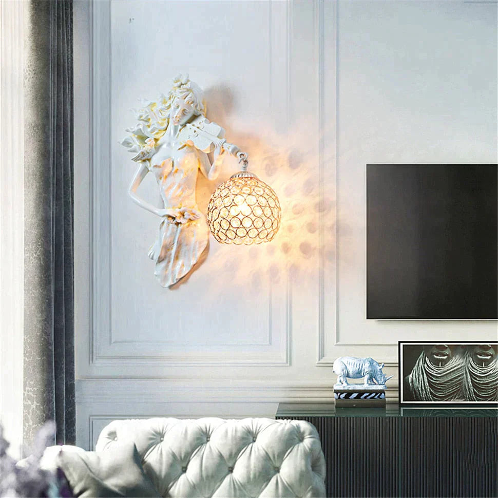 DecorBites™ Maya | Crystal Wall Lamp