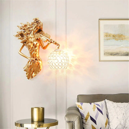 DecorBites™ Maya | Crystal Wall Lamp