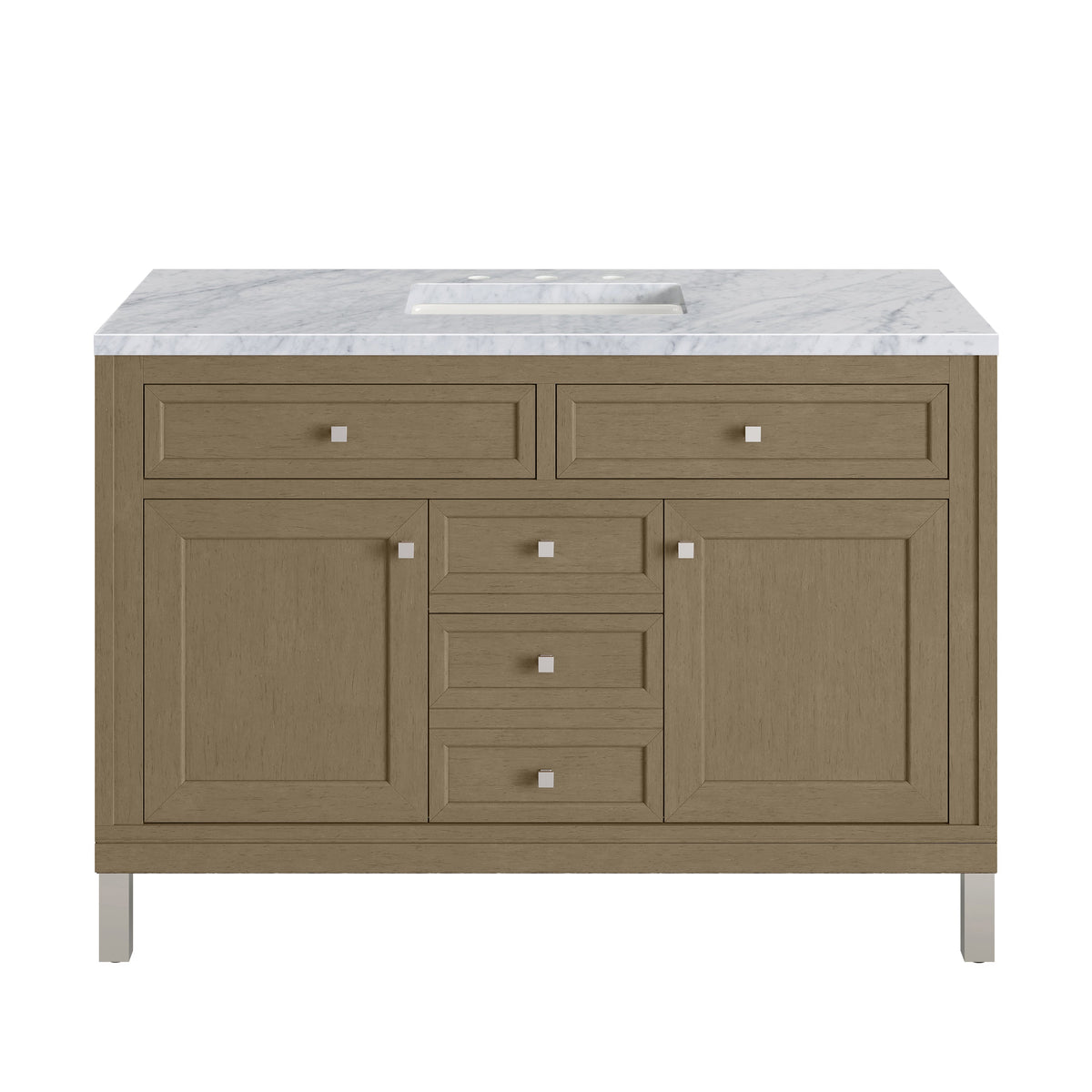 James Martin Chicago 48" Single Bathroom Vanity, Walnut Whisper