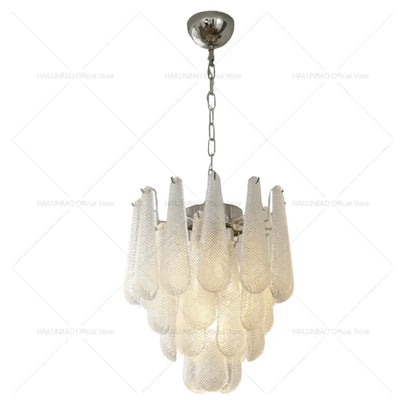 Medieval cascading crystal glass chandelier for dining room