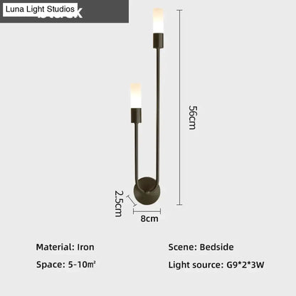DecorBites™ Meral - Modern Minimalist Bedside LED Wall Lamp
