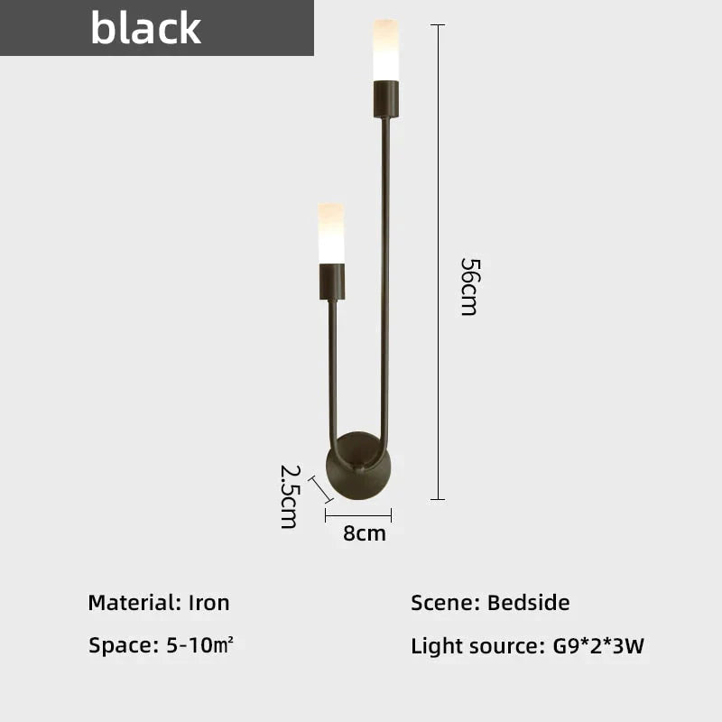 DecorBites™ Meral - Modern Minimalist Bedside LED Wall Lamp