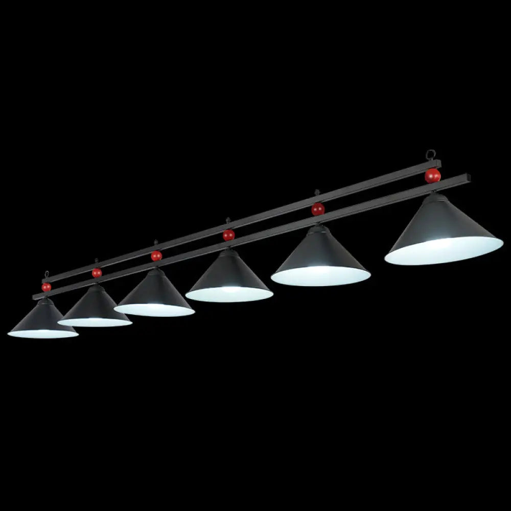 DecorBites™ Metal Hanging Island Light - Industrial Billiard Club Pendant
