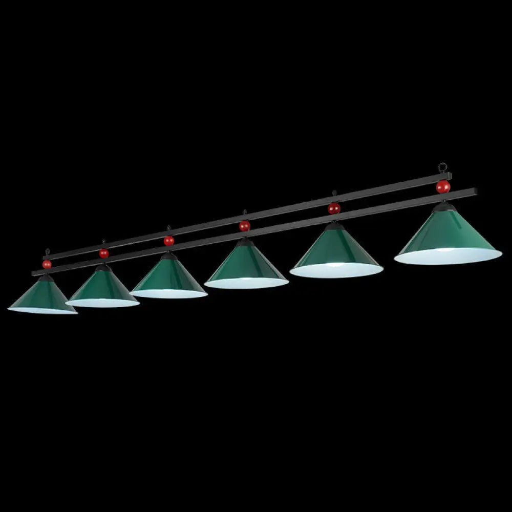 DecorBites™ Metal Hanging Island Light - Industrial Billiard Club Pendant
