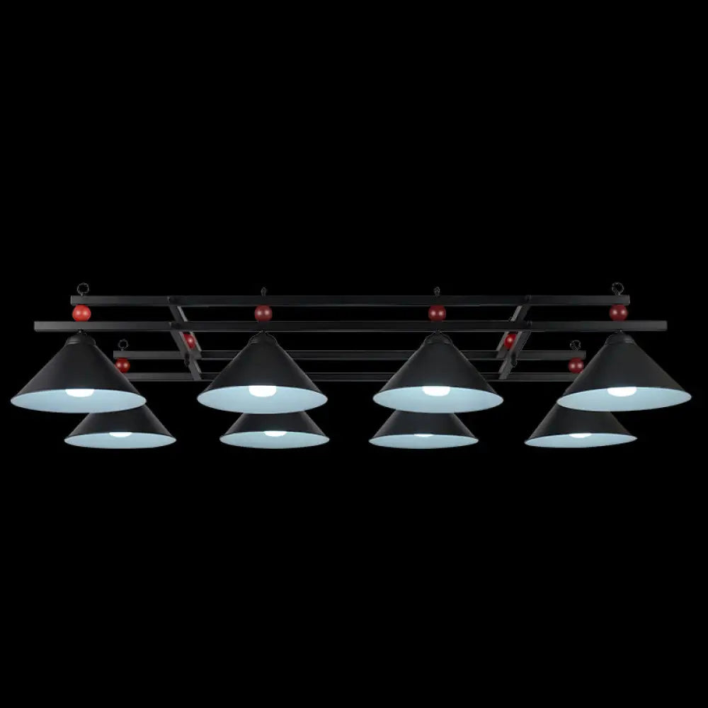 DecorBites™ Metal Hanging Island Light - Industrial Billiard Club Pendant