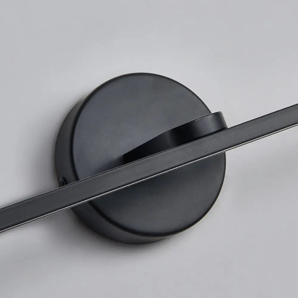 DecorBites™ Metal LED Wall Light for Bath with Simple Style and Elliptical Sconce Fixture