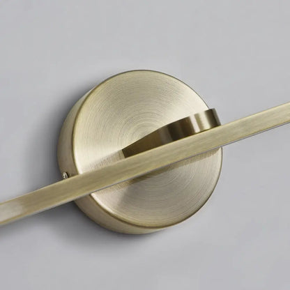DecorBites™ Metal LED Wall Light for Bath with Simple Style and Elliptical Sconce Fixture