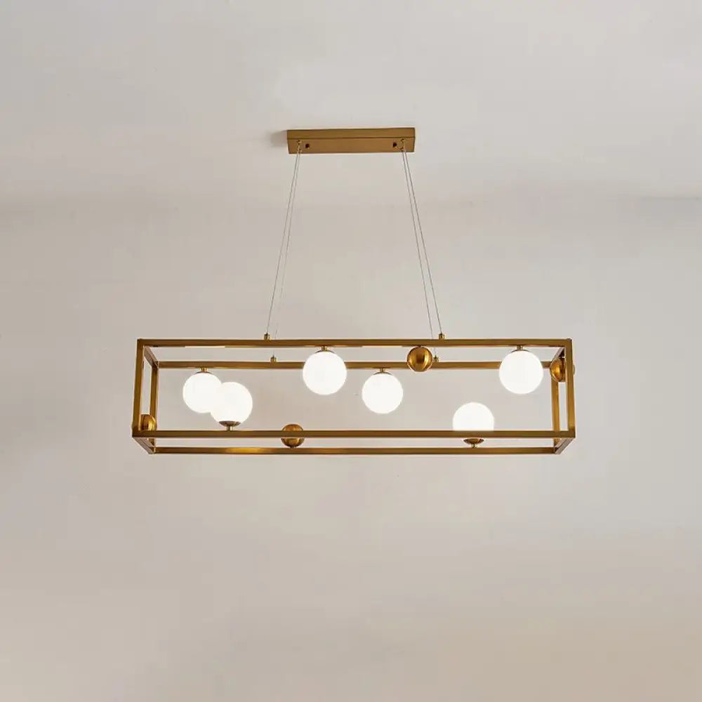 DecorBites™ Metal Pendant Light with Milk Glass Shade for Industrial Dining Rooms