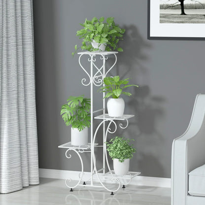DecorBites™ Metal Plant Stand for 4 Flower Pots