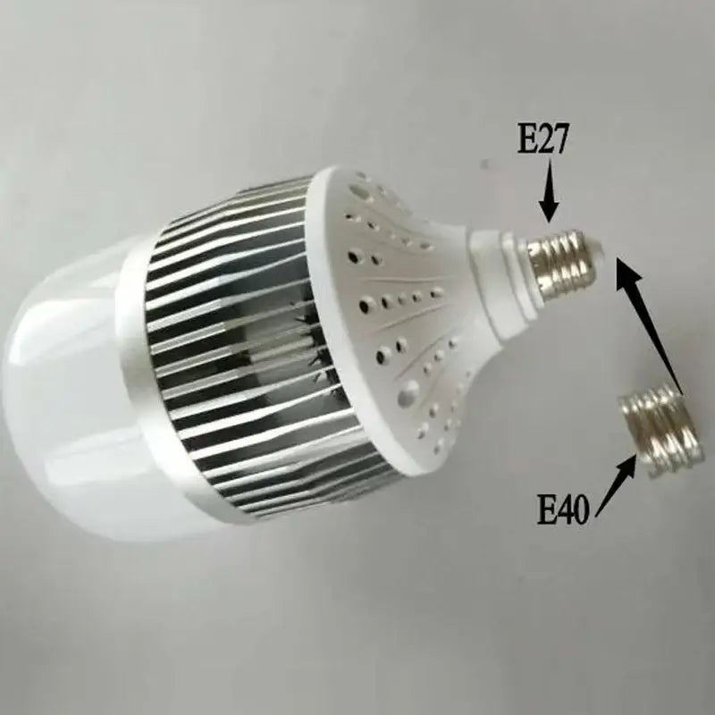 Metallic e40 lamp holder adapter pack for garage workshop lighting