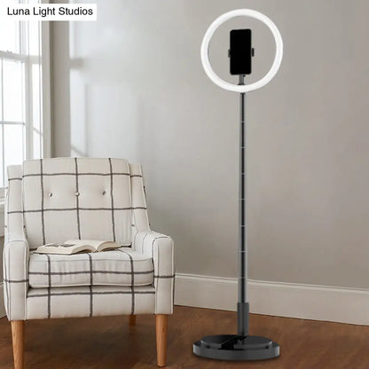 DecorBites™ Metallic LED Makeup Lamp with Phone Holder and USB Fill Light in 3 Colors