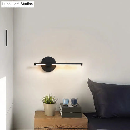 DecorBites™ Metallic LED Stick Wall Sconce - Minimalist Bedside Lighting Solution