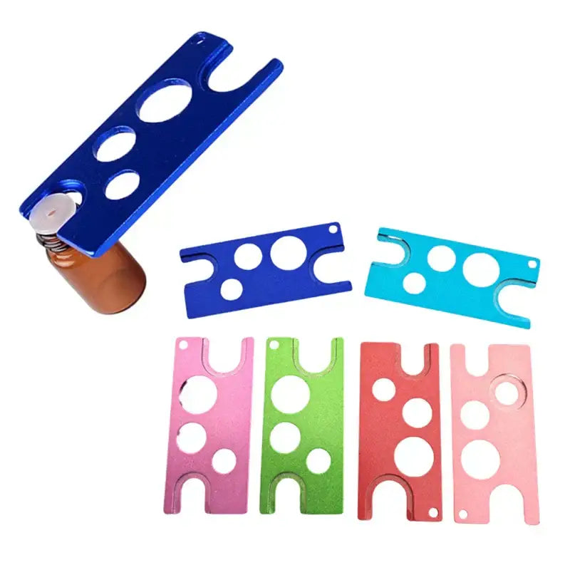 Metallic multi color essential oils opener tool for kitchen storage