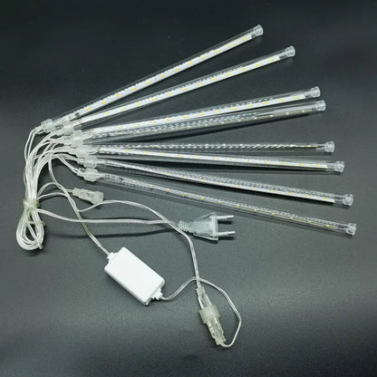 DecorBites™ Meteor Shower LED String Lights for Outdoor Decor