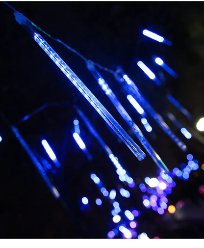 DecorBites™ Meteor Shower LED String Lights for Outdoor Decor