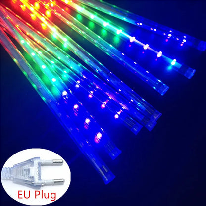 DecorBites™ Meteor Shower LED String Lights for Outdoor Decor