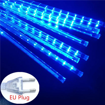DecorBites™ Meteor Shower LED String Lights for Outdoor Decor