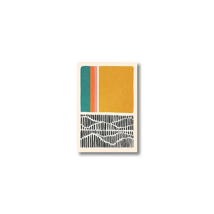 DecorBites™ Mid Century Abstract Color Block Wall Art Set