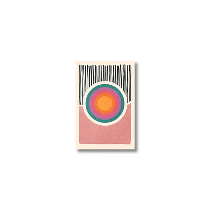 DecorBites™ Mid Century Abstract Color Block Wall Art Set