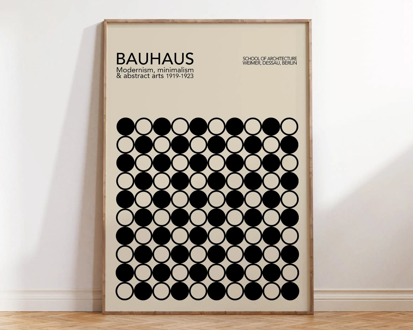 DecorBites™ Mid Century Modern Geometric Canvas Wall Art