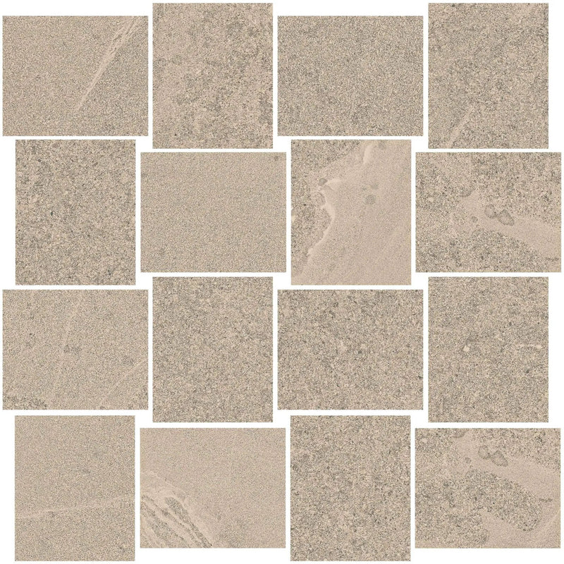 Milestone East Beige Cove Base Stone Look Porcelain 6x12