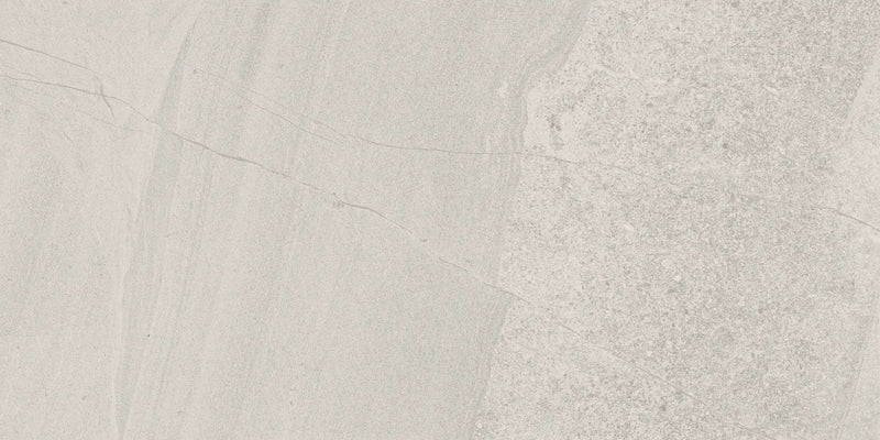 Milestone North White Stone Look Porcelain Tiles 12x24