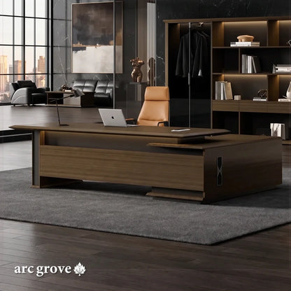 Milner · Modern L-Shaped Executive Desk