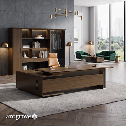 Milner · Modern L-Shaped Executive Desk