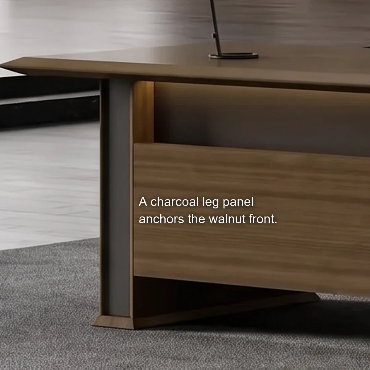 Milner · Modern L-Shaped Executive Desk