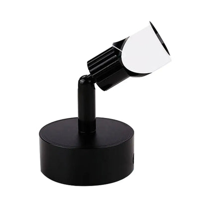 DecorBites™ Mini Aluminum LED Spotlight Wall Lamp - Contemporary Style, Black/White, with/without Switch - White/Warm Lighting