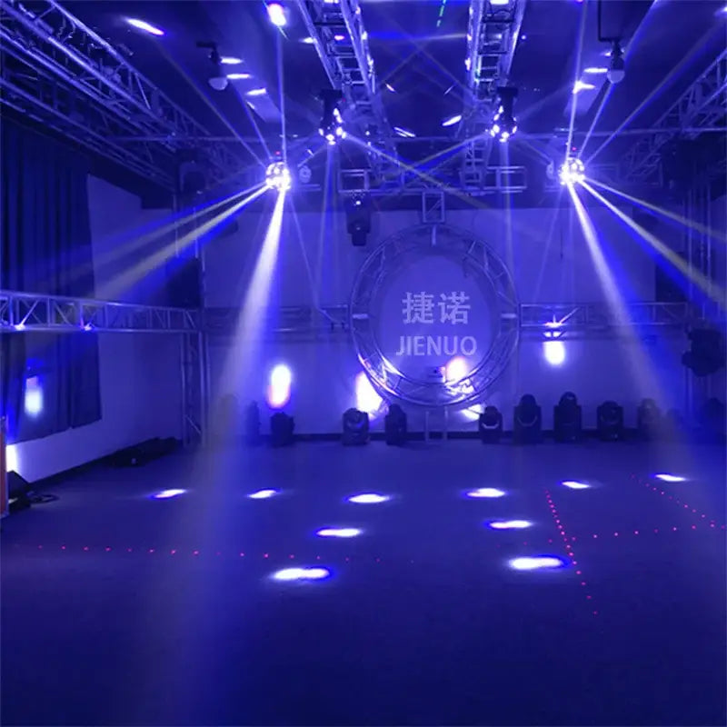 Mini black red green laser light moving head – nightclub party room