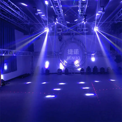 Mini black red green laser light moving head – nightclub party room