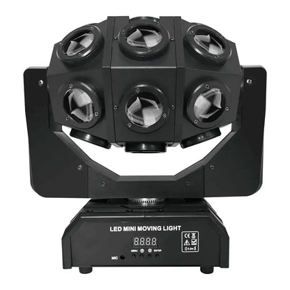 Mini black red green laser light moving head – nightclub party room