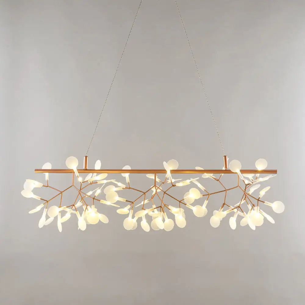 DecorBites™ Minimalist Acrylic Gold Pendant Ceiling Lamp - Heracleum Over Island Lighting