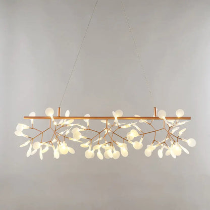 DecorBites™ Minimalist Acrylic Gold Pendant Ceiling Lamp - Heracleum Over Island Lighting