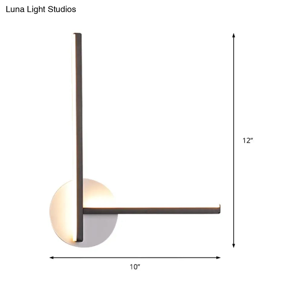 DecorBites™ Minimalist Acrylic LED Wall Sconce in Warm/White Light for Bedroom