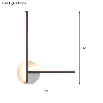 DecorBites™ Minimalist Acrylic LED Wall Sconce in Warm/White Light for Bedroom