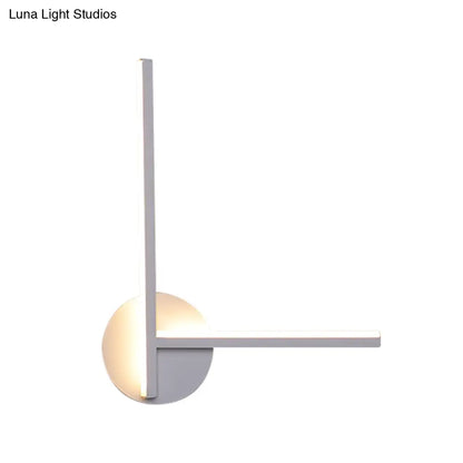 DecorBites™ Minimalist Acrylic LED Wall Sconce in Warm/White Light for Bedroom