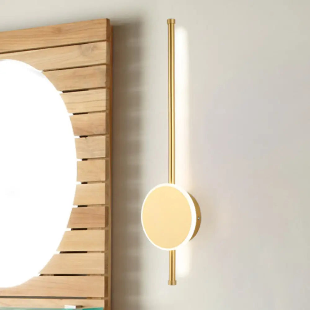 DecorBites™ Minimalist Acrylic Wall Sconce with LED Light in Black/White - Available in 3 Sizes