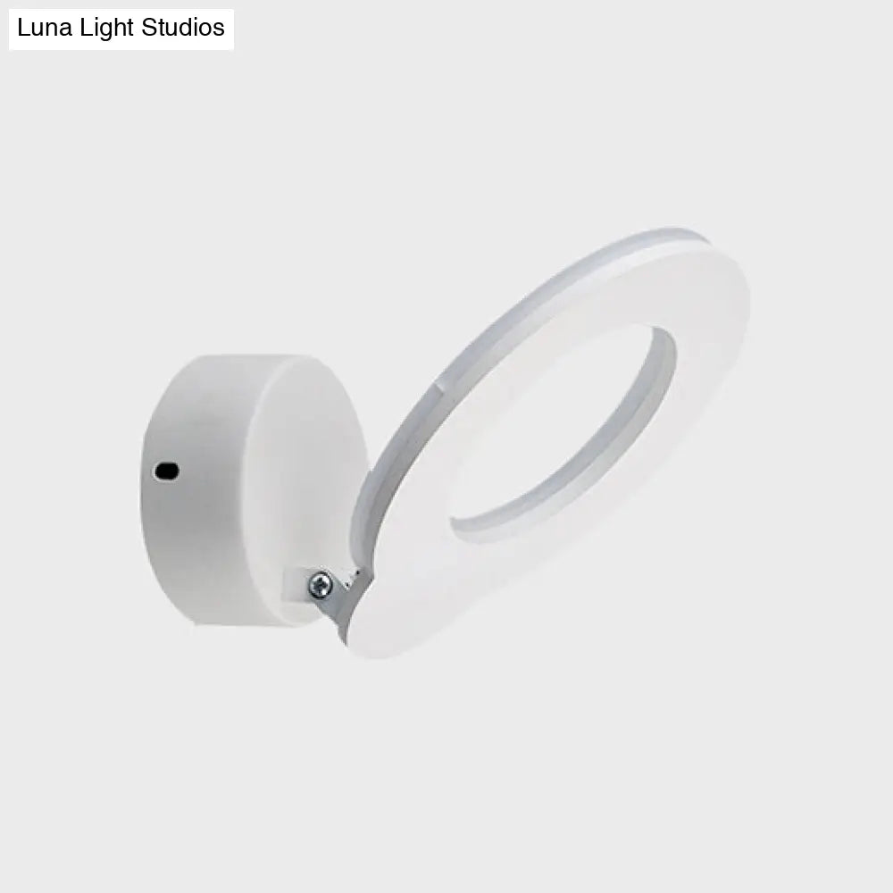 DecorBites™ Minimalist Aluminum LED Wall Sconce in Circle/Square Shape - Warm/Natural Lighting