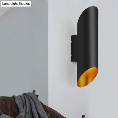 DecorBites™ Minimalist Aluminum Wall Lamp, 2-Light Corridor Fixture in Black