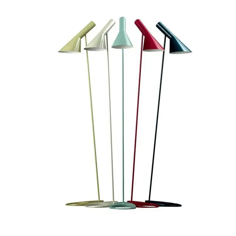 Minimalist black adjustable led floor lamp living room light