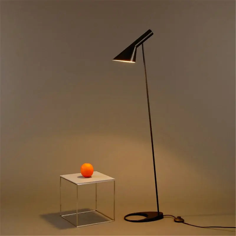 Minimalist black adjustable led floor lamp living room light