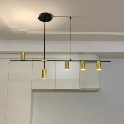 Minimalist black chandelier pendant lights for dining room